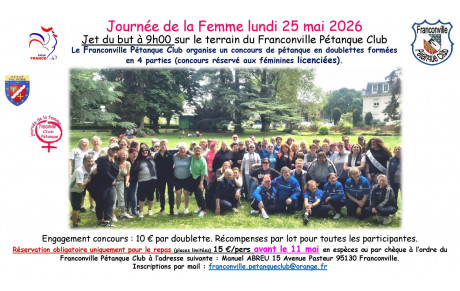 Journée de la femme de Franconville du 25 mai 2026